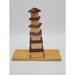 Wooden Pagoda Puzzle by Norm Thompson